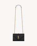 YSL Envelope Small in Quilted Leather